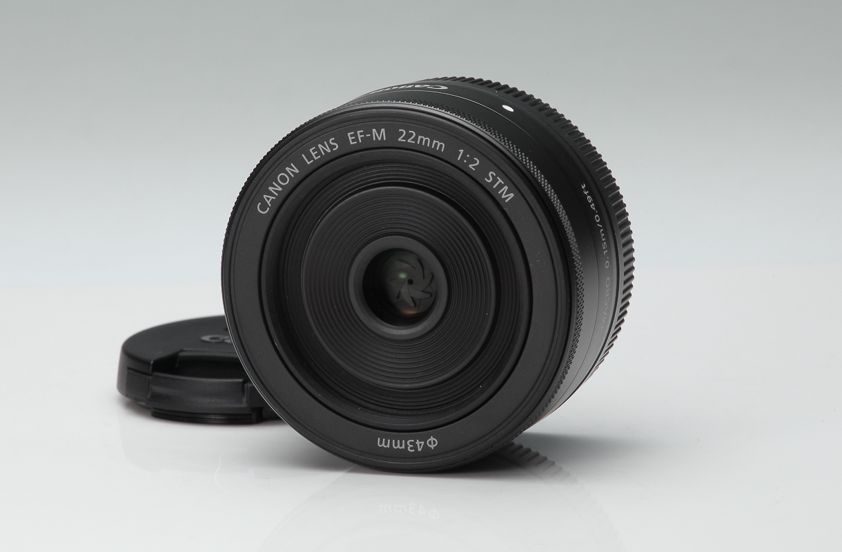 [美品] canon canon ef-m 22mm f2 stm eos m用広角パンケ-キ